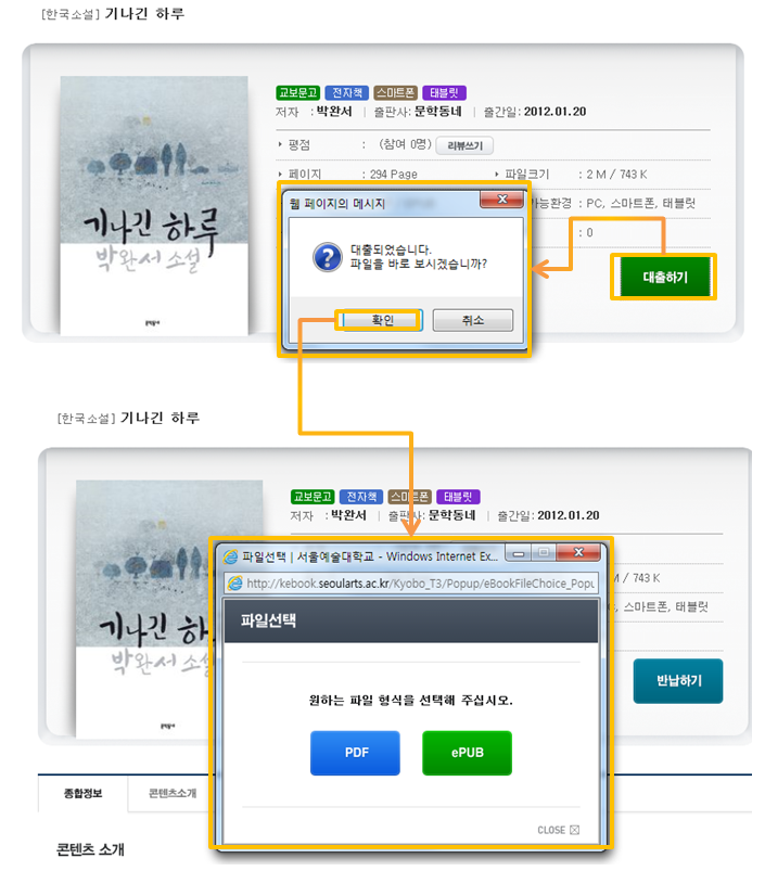 전자책 이용 안내
