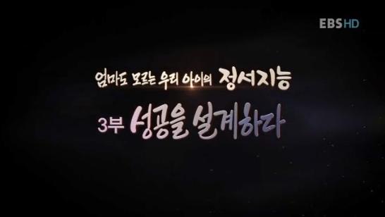 (엄마도 모르는 우리 아이의) 정서지능. 3 : 성공을 설계하다 - [DVD]